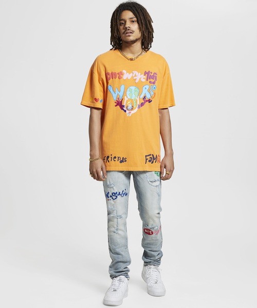 KSUBI（スビ）の「KSUBI ILY BIGGIE SS TEE (5000007009)（Tシャツ/カットソー・メンズ・オレンジ・LARGE/MEDIUM/X-LARGE）」の4枚目の写真