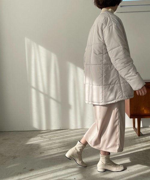 210nouve（トゥージュヌーブ）の「足袋ストレッチショートブーツ（ブーツ・レディース・ホワイト/ベージュ/ブラック/ブラウン・38/36/39/37）」の21枚目の写真