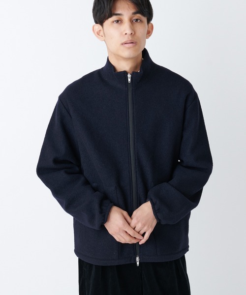 So_lemn(ソレム)の「【so_lemn/ソレム】ウーリングブルゾン(ブルゾン・メンズ・グレー系その他/ネイビー・1/2)」の1枚目の写真