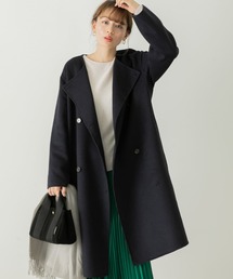 URBAN RESEARCH Sonny Label | ダブルフェイスノーカラーコート(その他アウター)