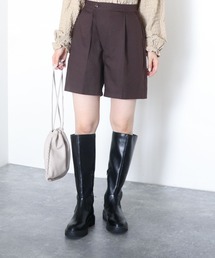 厚底ロングブーツ