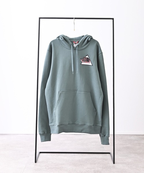 THE NORTH FACE（ザノースフェイス）の「THE NORTH FACE(ザ・ノース・フェイス) トライアングルロゴ スウェットパーカー（パーカー・レディース・ホワイト/ブラック/グリーン・S/M/L/XL/XS/XXL）」の3枚目の写真