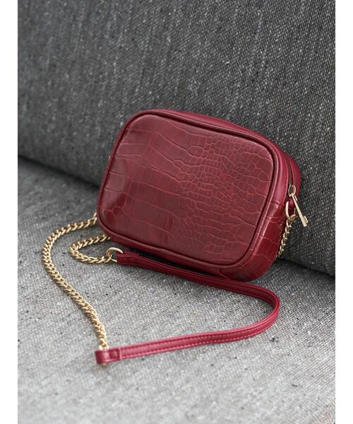 earth music&ecology（アースミュージックアンドエコロジー）の「スクエアミニショルダー＊（ショルダーバッグ・レディース・レッド/ブラック/ブラウン・FREE）」の5枚目の写真