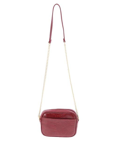 earth music&ecology（アースミュージックアンドエコロジー）の「スクエアミニショルダー＊（ショルダーバッグ・レディース・レッド/ブラック/ブラウン・FREE）」の9枚目の写真