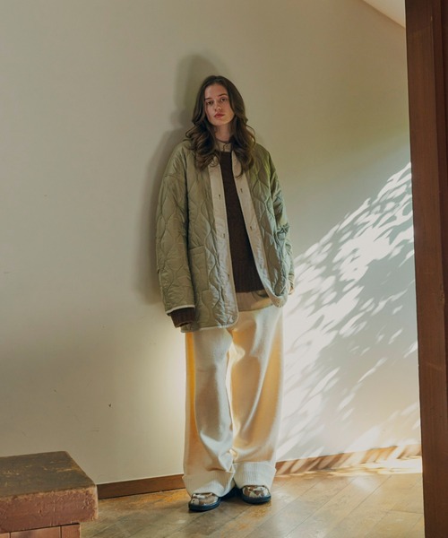 soerte(ソエルテ)の「Wide straight knit pants / ワイドストレートニットパンツ(その他パンツ・メンズ・ブラウン/カーキ/ホワイト・1/2/3)」の14枚目の写真