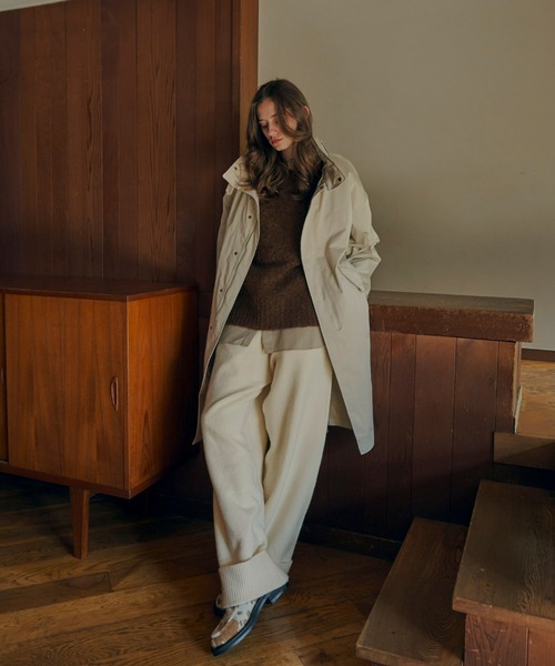 soerte(ソエルテ)の「Wide straight knit pants / ワイドストレートニットパンツ(その他パンツ・メンズ・ブラウン/カーキ/ホワイト・1/2/3)」の20枚目の写真