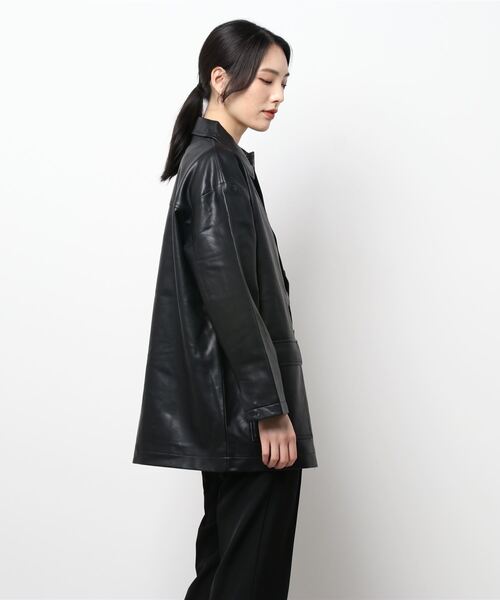 FREAK'S STORE（フリークスストア）の「ｴｺﾚｻﾞｰJK（その他アウター・レディース・ブラック/ベージュ・ﾌﾘ-）」の17枚目の写真