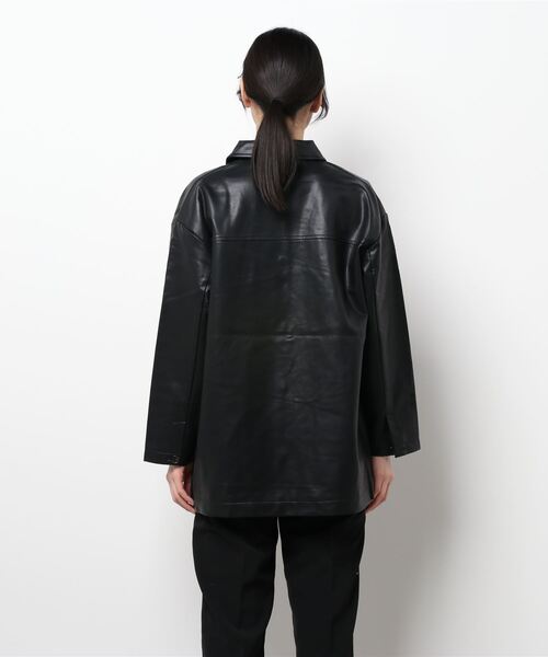 FREAK'S STORE（フリークスストア）の「ｴｺﾚｻﾞｰJK（その他アウター・レディース・ブラック/ベージュ・ﾌﾘ-）」の19枚目の写真