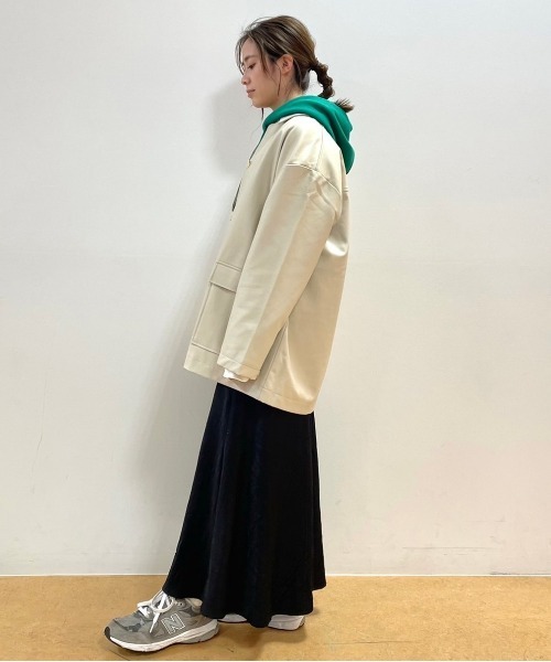 FREAK'S STORE（フリークスストア）の「ｴｺﾚｻﾞｰJK（その他アウター・レディース・ブラック/ベージュ・ﾌﾘ-）」の5枚目の写真