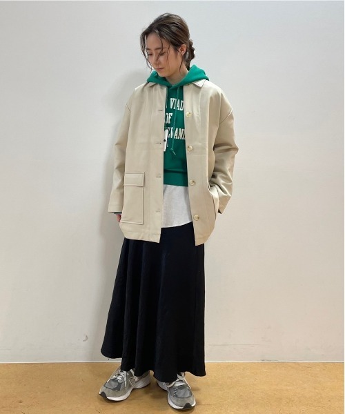 FREAK'S STORE（フリークスストア）の「ｴｺﾚｻﾞｰJK（その他アウター・レディース・ブラック/ベージュ・ﾌﾘ-）」の8枚目の写真