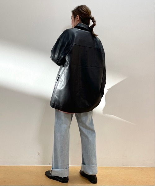 FREAK'S STORE（フリークスストア）の「ｴｺﾚｻﾞｰJK（その他アウター・レディース・ブラック/ベージュ・ﾌﾘ-）」の13枚目の写真