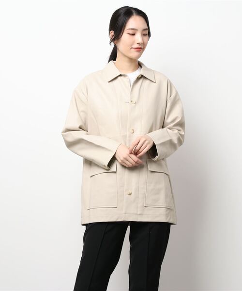 FREAK'S STORE（フリークスストア）の「ｴｺﾚｻﾞｰJK（その他アウター・レディース・ブラック/ベージュ・ﾌﾘ-）」の16枚目の写真