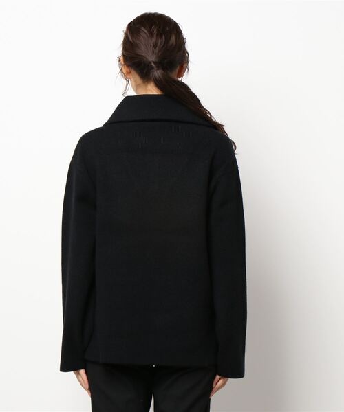 EFOLE（エフォル）の「ハーフジップ プルオーバー ニット（ニット/セーター・レディース・オフホワイト/ブラック/キャメル・FREE）」の9枚目の写真