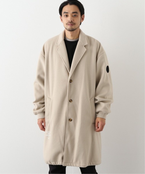 PARIS SAINT-GERMAIN(パリサンジェルマン)の「【Paris Saint-Germain / パリサンジェルマン】MIL-SPECTATOR チェスターコート(チェスターコート・メンズ・ブラック/ベージュ・MEDIUM/LARGE)」の22枚目の写真