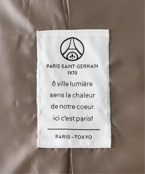 PARIS SAINT-GERMAIN(パリサンジェルマン)の「【Paris Saint-Germain / パリサンジェルマン】MIL-SPECTATOR チェスターコート(チェスターコート・メンズ・ブラック/ベージュ・MEDIUM/LARGE)」の5枚目の写真