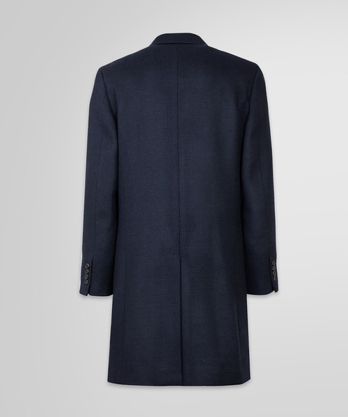 BROOKS BROTHERS(ブルックスブラザーズ)の「ウール/ナイロンブレンド グレンチェック チェスターフィールドコート(チェスターコート・メンズ・ネイビー・LARGE/MEDIUM/SMALL)」の5枚目の写真