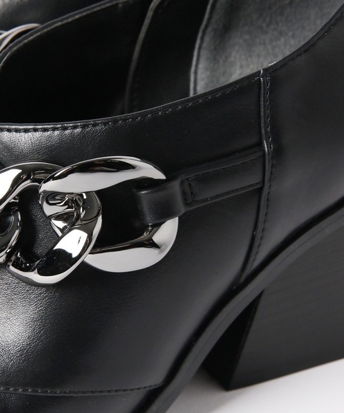 PAGEBOY（ページボーイ）の「チェーンオープントゥシューズ（パンプス・レディース・ブラック/オフホワイト・L/M）」の16枚目の写真