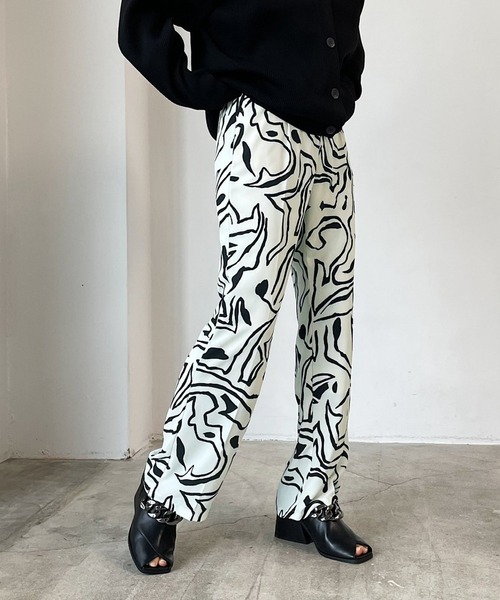 PAGEBOY（ページボーイ）の「チェーンオープントゥシューズ（パンプス・レディース・ブラック/オフホワイト・L/M）」の7枚目の写真