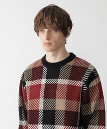 【人気デザイン】 ブラックレーベルクレストブリッジ クルーネックセーター LL BLACK LABEL CRESTBRIDGE（ブラックレーベル・クレストブリッジ