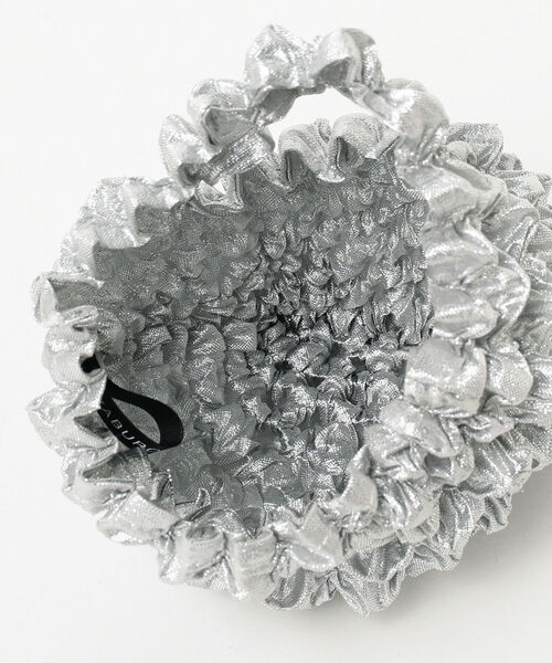 Ray BEAMS（レイビームス）の「BUNZABURO / メタリック プチ ミニ バッグ（トートバッグ・レディース・ピンク/シルバー/ミント・ONE SIZE）」の8枚目の写真