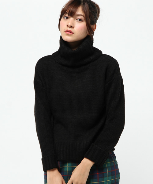 Chico（チコ）の「オフタートルニットP/O（ニット/セーター・レディース・ブラック/サーモンピンク/ホワイト/グレー・FREE）」の16枚目の写真