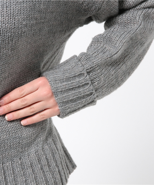 Chico（チコ）の「オフタートルニットP/O（ニット/セーター・レディース・ブラック/サーモンピンク/ホワイト/グレー・FREE）」の10枚目の写真