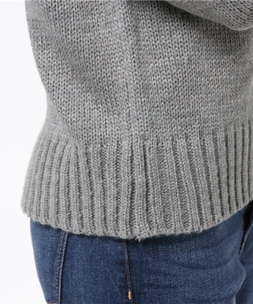 Chico（チコ）の「オフタートルニットP/O（ニット/セーター・レディース・ブラック/サーモンピンク/ホワイト/グレー・FREE）」の11枚目の写真