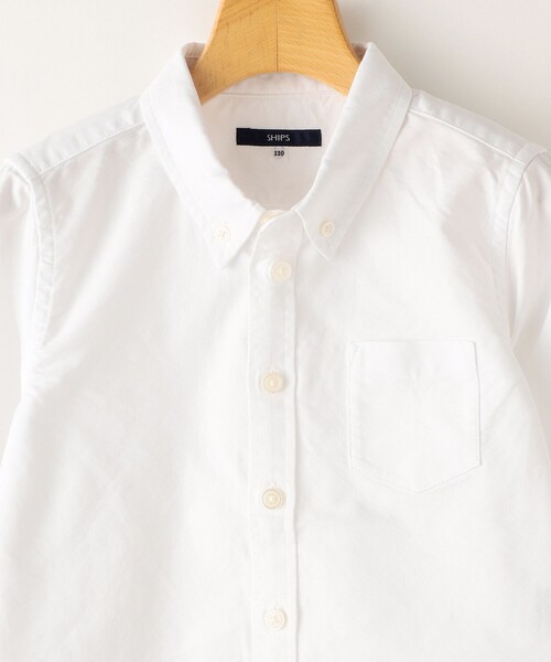 SHIPS(シップス)の「SHIPS KIDS:100~130cm / オックスフォード ボタンダウン シャツ(シャツ/ブラウス・キッズ・ライトブルー/ホワイト・110/120/130/100)」の4枚目の写真