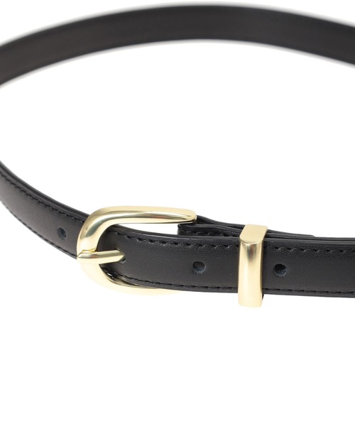 fifth(フィフス)の「シンプルデザイン細ベルト(ベルト・レディース・ブラック/ブラウン・FREE)」の6枚目の写真