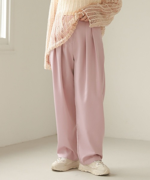 Heather（ヘザー）の「タックユルスラックス 266731（スラックス