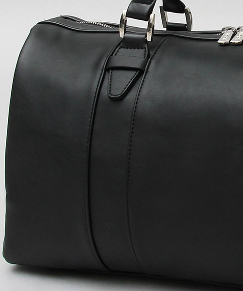 REGiSTA(レジスタ)の「フェイクレザーボストンバッグ / 旅行バッグ / 小さめ / 小旅行バッグ(ボストンバッグ・メンズ・ブラック/キャメル/ダークブラウン・FREE)」の18枚目の写真