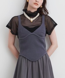 LA BELLE ETUDE（ラベルエチュード）の「ニットビスチェ（キャミソール