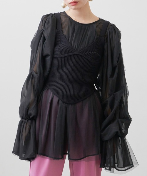 LA BELLE ETUDE（ラベルエチュード）の「ニットビスチェ