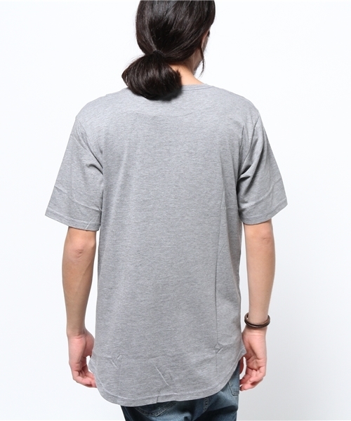 WEGO（ウィゴー）の「WEGO/ロングルーズシルエットTシャツ（Tシャツ/カットソー・メンズ・ホワイト/ブラック/杢グレー・MEDIUM/LARGE）」の11枚目の写真