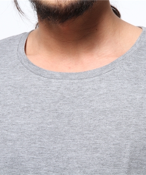 WEGO（ウィゴー）の「WEGO/ロングルーズシルエットTシャツ（Tシャツ/カットソー・メンズ・ホワイト/ブラック/杢グレー・MEDIUM/LARGE）」の12枚目の写真