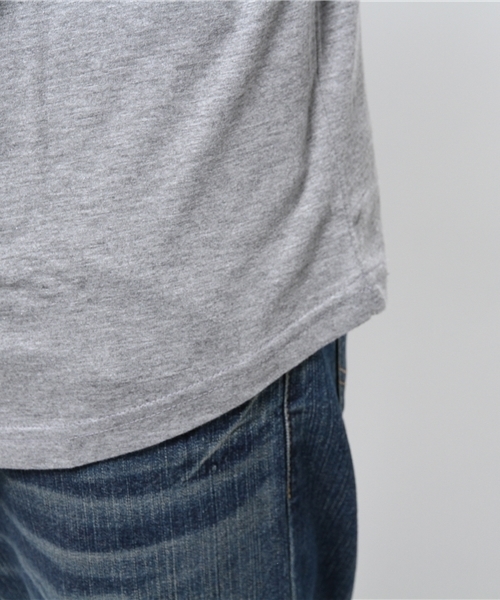 WEGO（ウィゴー）の「WEGO/ロングルーズシルエットTシャツ（Tシャツ/カットソー・メンズ・ホワイト/ブラック/杢グレー・MEDIUM/LARGE）」の14枚目の写真