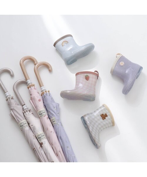 apres les cours（アプレレクール）の「GIRL'Sレインシューズ(いちご柄・花柄)（レインシューズ・キッズ・ピンク/ラベンダー・15 /18/17/19/14/16）」の11枚目の写真