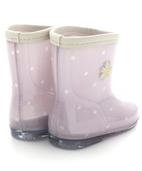 apres les cours（アプレレクール）の「GIRL'Sレインシューズ(いちご柄・花柄)（レインシューズ・キッズ・ピンク/ラベンダー・15 /18/17/19/14/16）」の6枚目の写真