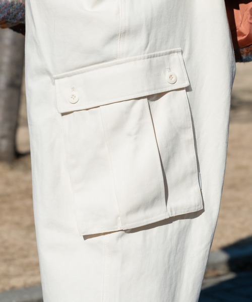 Perushu（ペルーシュ）の「裾絞りカーゴパンツ（カーゴパンツ・メンズ・ホワイト/カーキ/イエロー/オレンジ/ブラウン系その他・SMALL/MEDIUM/LARGE）」の13枚目の写真