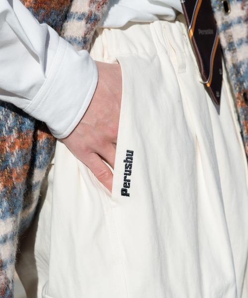 Perushu（ペルーシュ）の「裾絞りカーゴパンツ（カーゴパンツ・メンズ・ホワイト/カーキ/イエロー/オレンジ/ブラウン系その他・SMALL/MEDIUM/LARGE）」の14枚目の写真