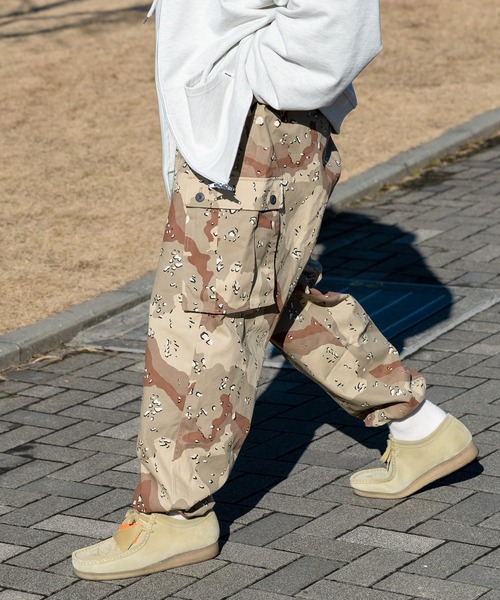 Perushu（ペルーシュ）の「裾絞りカーゴパンツ（カーゴパンツ・メンズ・ホワイト/カーキ/イエロー/オレンジ/ブラウン系その他・SMALL/MEDIUM/LARGE）」の19枚目の写真