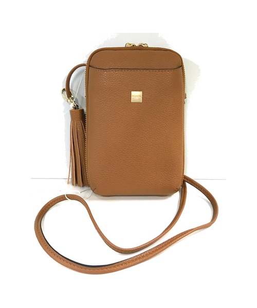 MURUA（ムルーア）の「MURUA(ムルーア) スリムポシェット タッセル MR-B1064 レディース バッグ　かばん ブランド（ショルダーバッグ・レディース・ブラック/アイボリー/キャメル・FREE）」の9枚目の写真