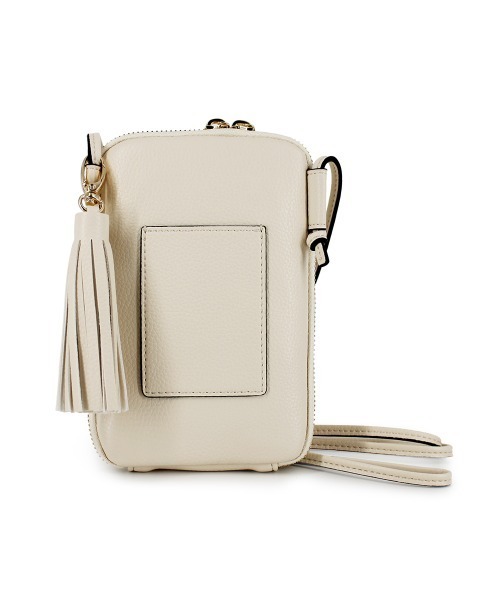 MURUA（ムルーア）の「MURUA(ムルーア) スリムポシェット タッセル MR-B1064 レディース バッグ　かばん ブランド（ショルダーバッグ・レディース・ブラック/アイボリー/キャメル・FREE）」の13枚目の写真