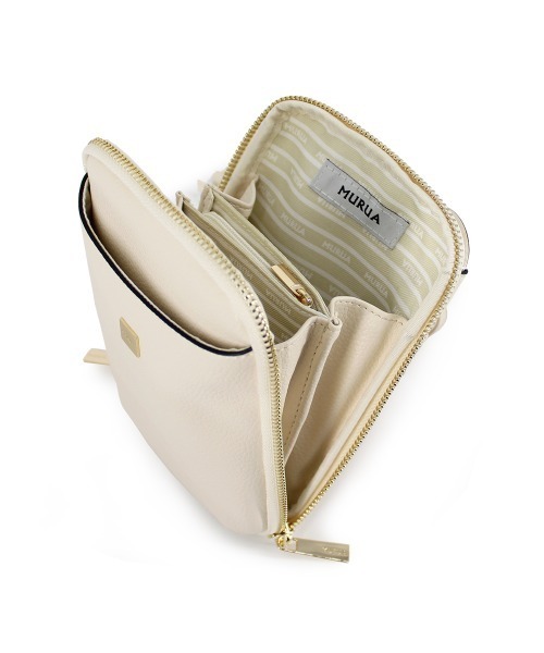 MURUA（ムルーア）の「MURUA(ムルーア) スリムポシェット タッセル MR-B1064 レディース バッグ　かばん ブランド（ショルダーバッグ・レディース・ブラック/アイボリー/キャメル・FREE）」の15枚目の写真