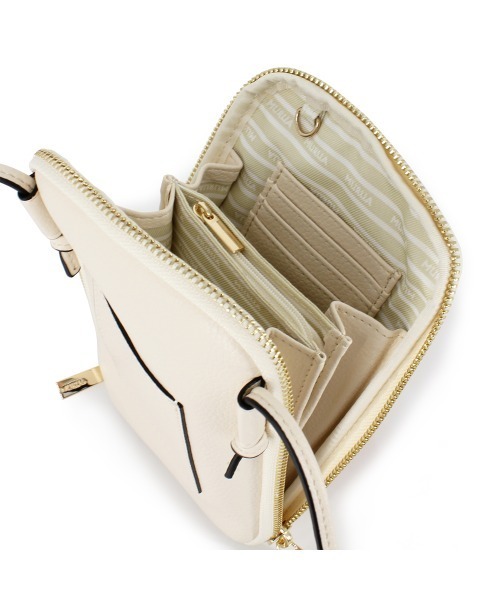 MURUA（ムルーア）の「MURUA(ムルーア) スリムポシェット タッセル MR-B1064 レディース バッグ　かばん ブランド（ショルダーバッグ・レディース・ブラック/アイボリー/キャメル・FREE）」の16枚目の写真