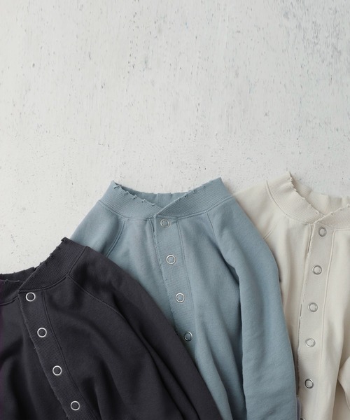 antiqua（アンティカ）の「裏毛コクーンカーディガン（カーディガン/ボレロ・キッズ・アッシュグレー/アイボリー/ブルー系その他・3/4/5/6）」の22枚目の写真