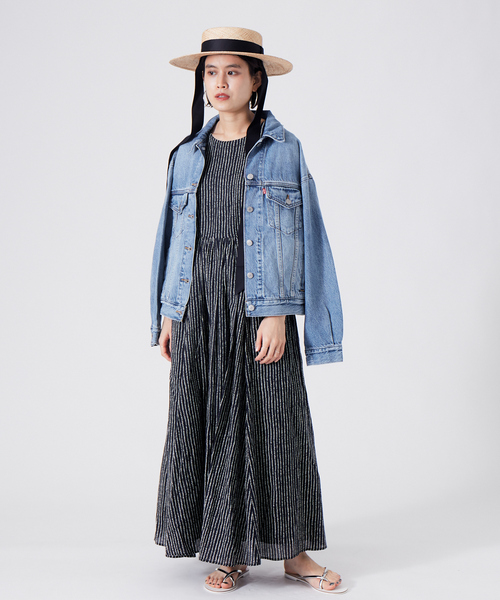 Levi's（リーバイス）の「【Levi’s】 90’s TRUCKERデニムジャケット（デニムジャケット・レディース・ブルー・フリー）」の2枚目の写真