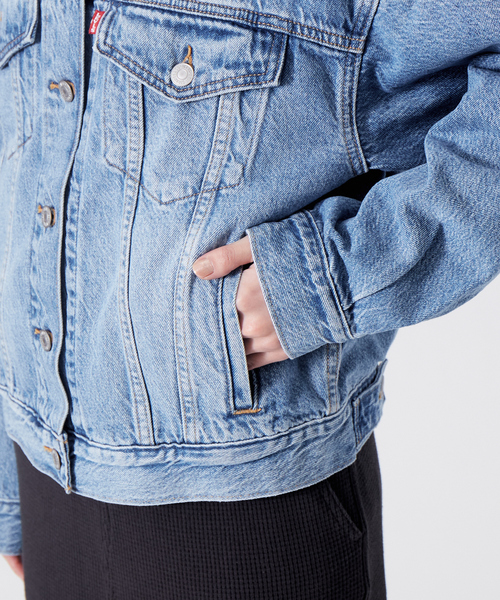 Levi's（リーバイス）の「【Levi’s】 90’s TRUCKERデニムジャケット（デニムジャケット・レディース・ブルー・フリー）」の11枚目の写真