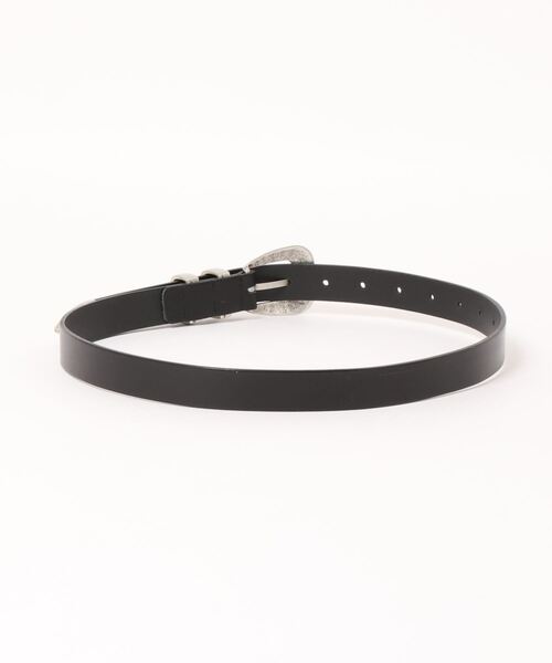 Lui's(ルイス)の「シルバーバックルベルト(ベルト・レディース・ブラック・FREE)」の2枚目の写真