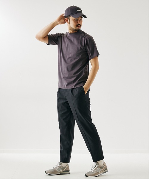 417 EDIFICE(フォーワンセブンエディフィス)の「【WEB限定】【シャツ+カットソーの2点セット】ノーカラーシャツ / Tシャツ(シャツ/ブラウス・メンズ・ホワイト/グレー/ブラウン/ベージュ/サックスブルー・SMALL/MEDIUM/LARGE/X-LARGE)」の6枚目の写真